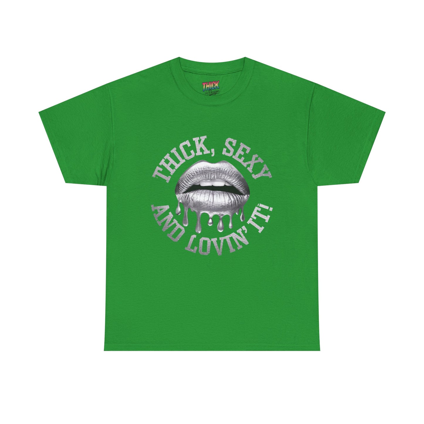 Body Positivity Unisex Tee 'Thick, Sexy and Lovin It' Cotton Shirt