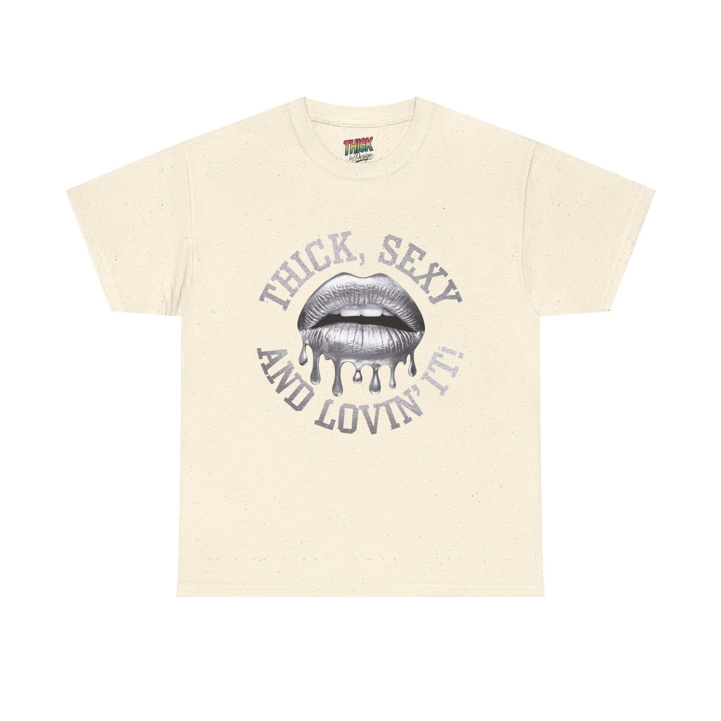 Body Positivity Unisex Tee 'Thick, Sexy and Lovin It' Cotton Shirt