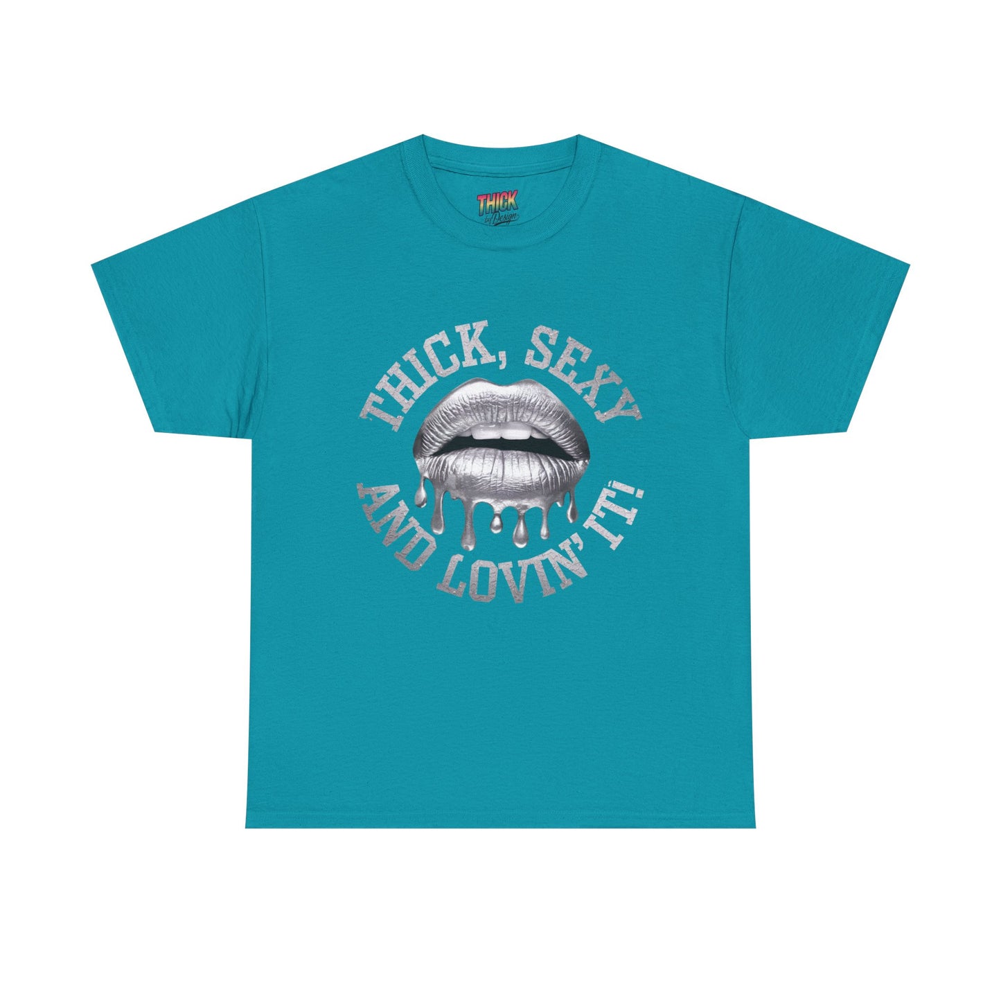 Body Positivity Unisex Tee 'Thick, Sexy and Lovin It' Cotton Shirt