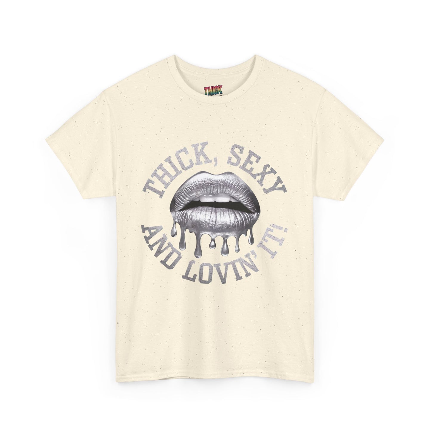 Body Positivity Unisex Tee 'Thick, Sexy and Lovin It' Cotton Shirt