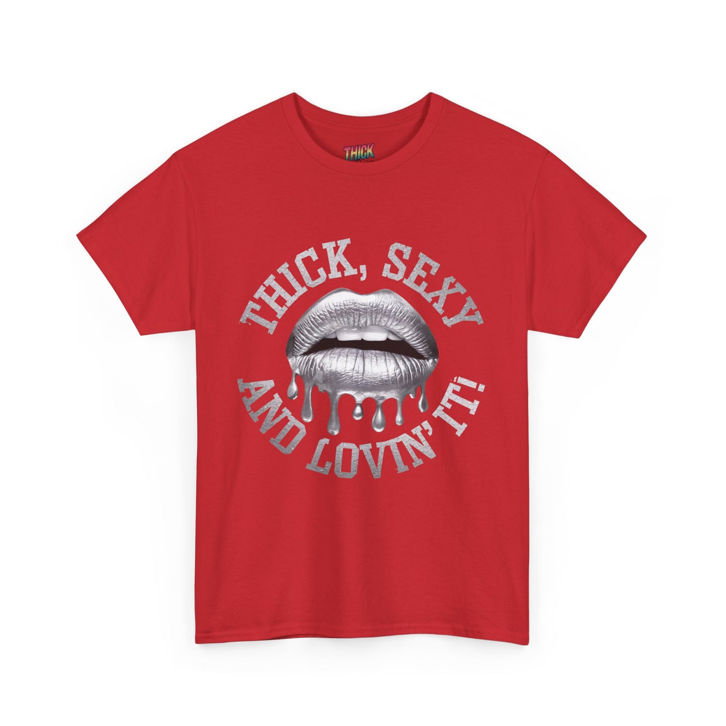 Body Positivity Unisex Tee 'Thick, Sexy and Lovin It' Cotton Shirt