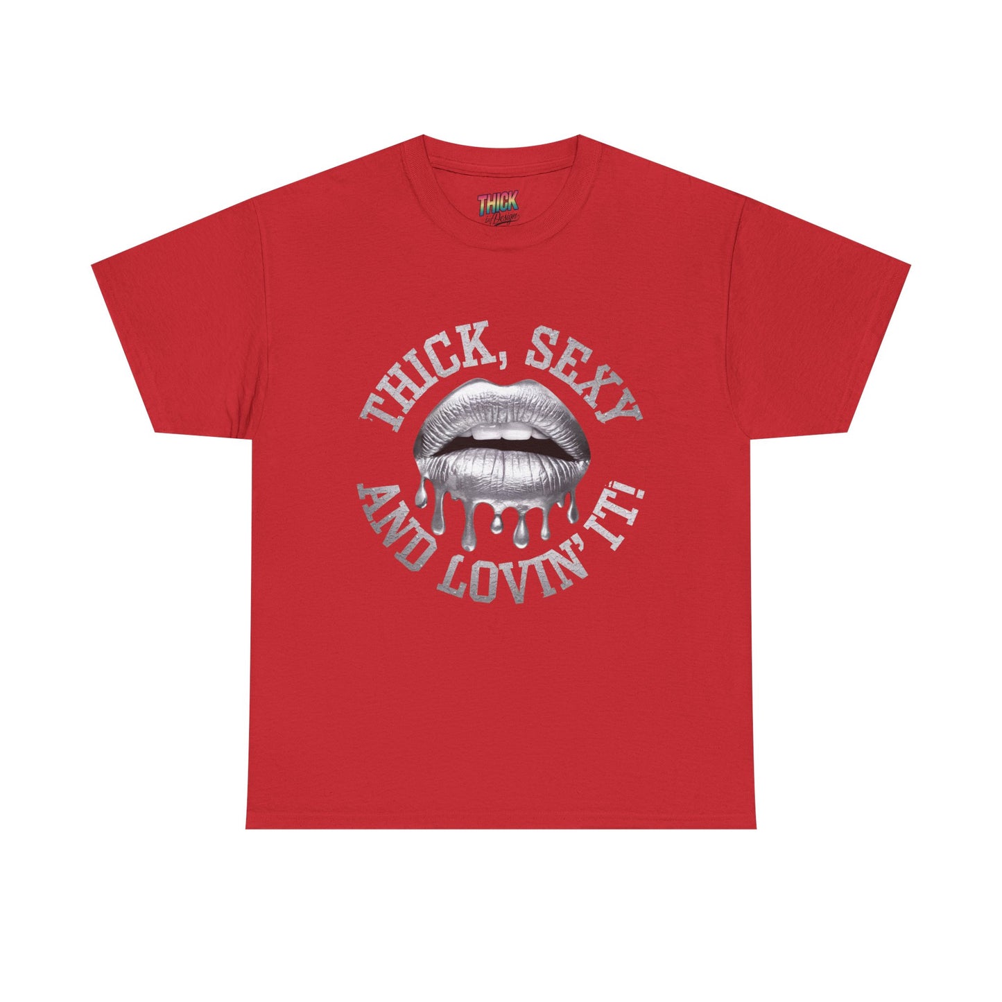 Body Positivity Unisex Tee 'Thick, Sexy and Lovin It' Cotton Shirt