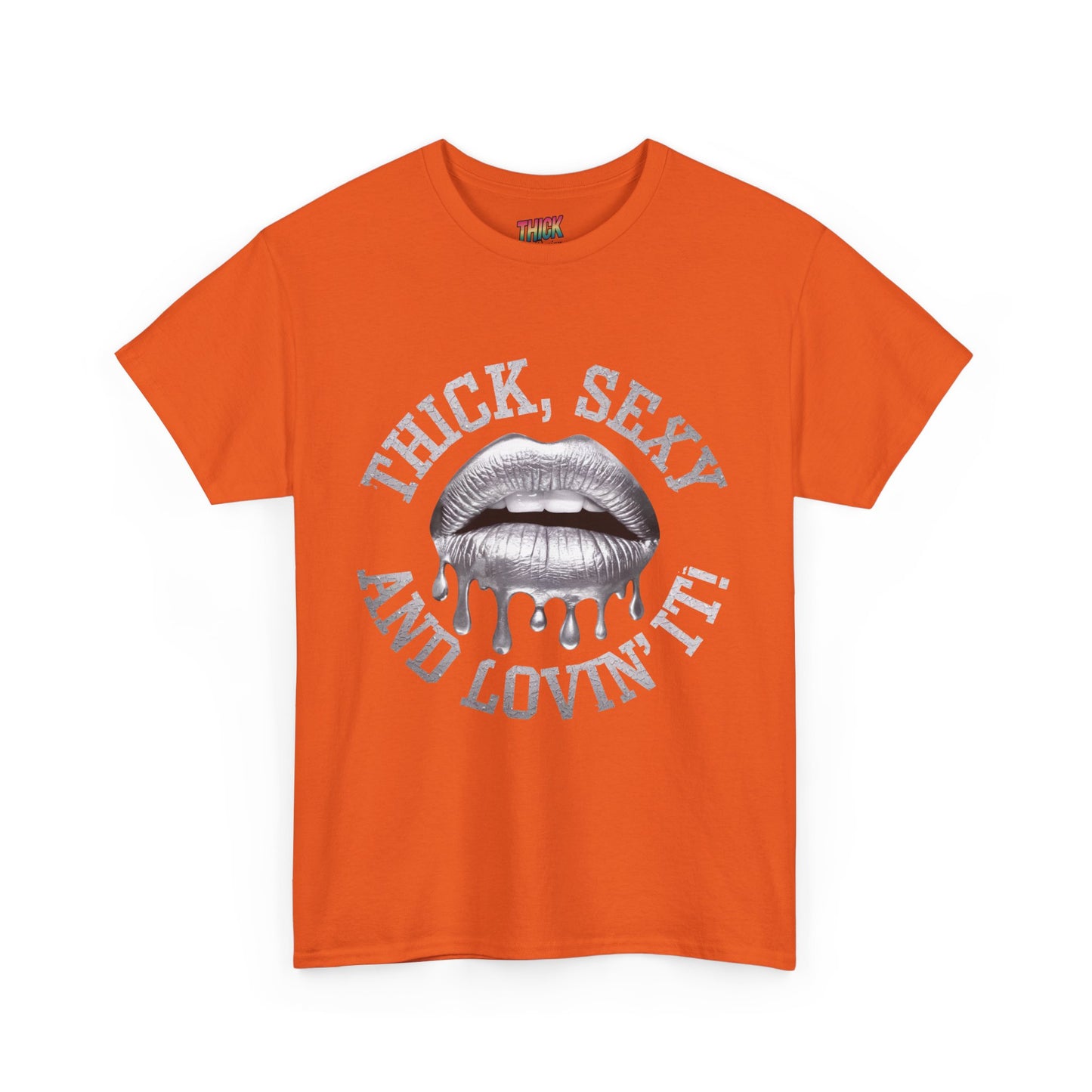 Body Positivity Unisex Tee 'Thick, Sexy and Lovin It' Cotton Shirt