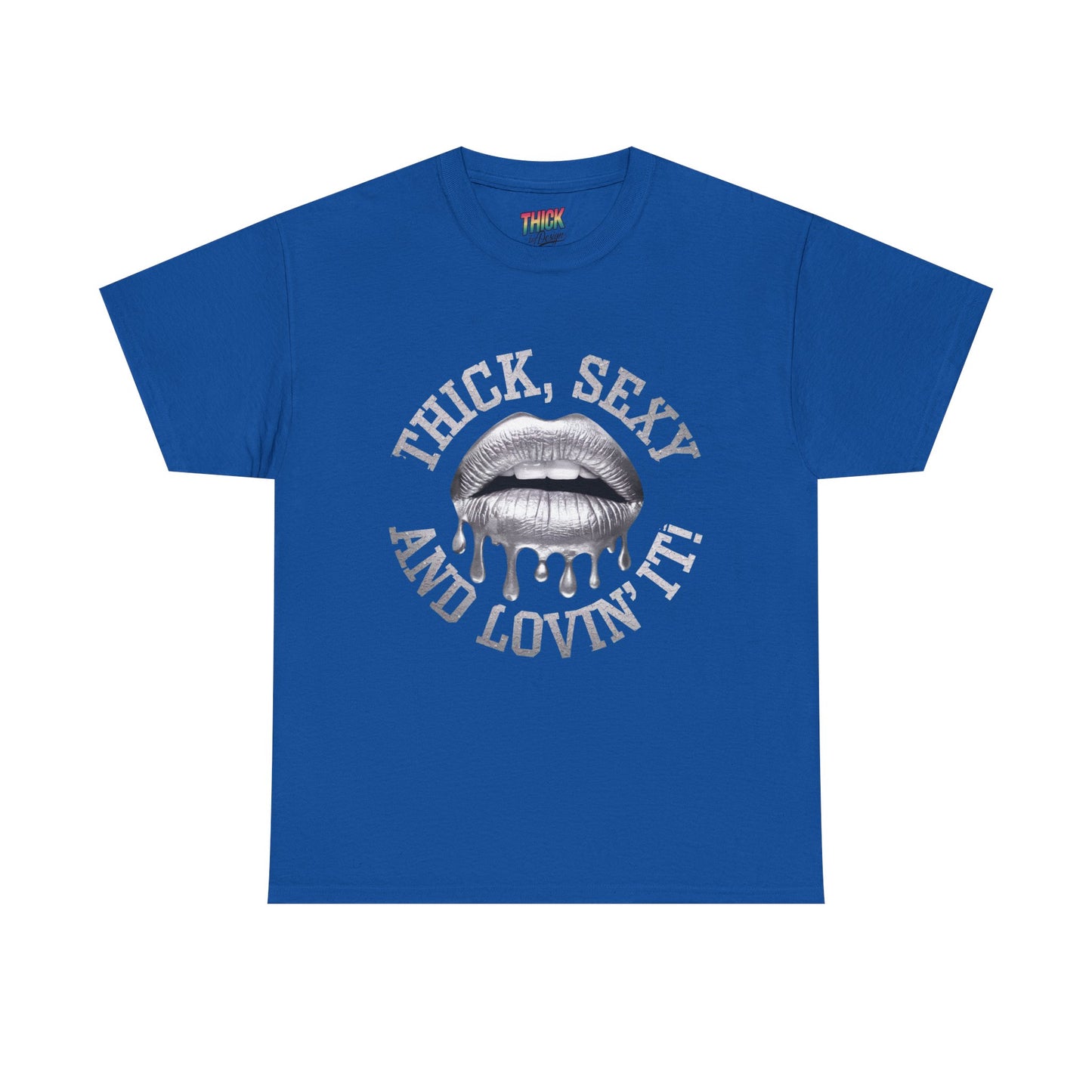 Body Positivity Unisex Tee 'Thick, Sexy and Lovin It' Cotton Shirt