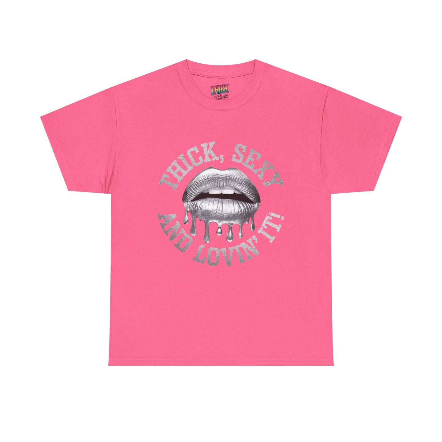 Body Positivity Unisex Tee 'Thick, Sexy and Lovin It' Cotton Shirt