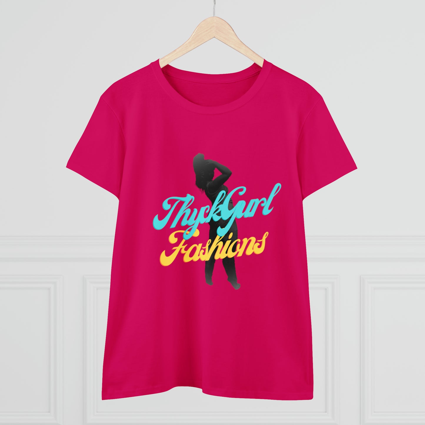 ThyckGurl Fashions Women's Midweight Cotton Tee