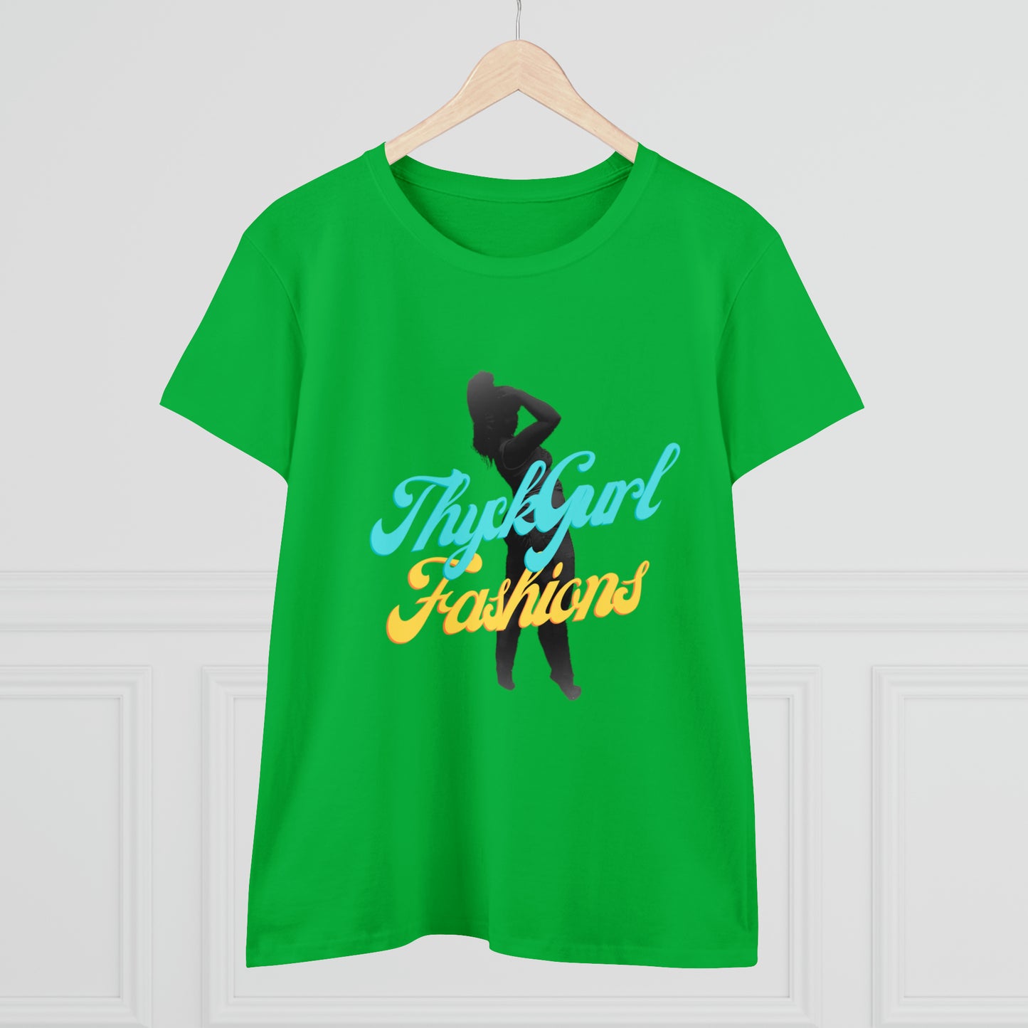 ThyckGurl Fashions Women's Midweight Cotton Tee