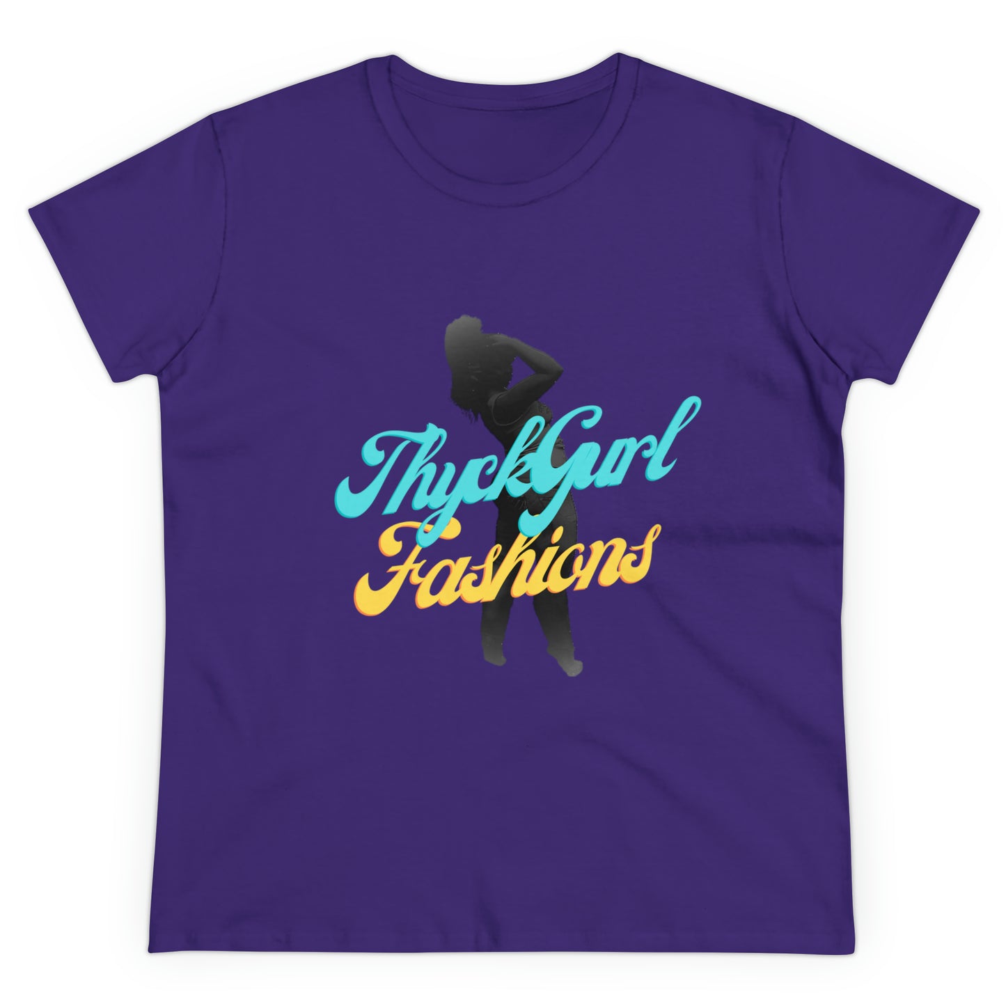 ThyckGurl Fashions Women's Midweight Cotton Tee