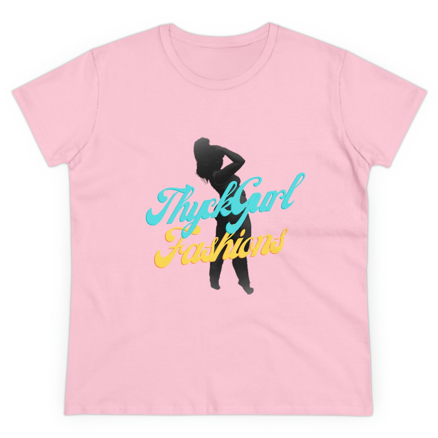 ThyckGurl Fashions Women's Midweight Cotton Tee