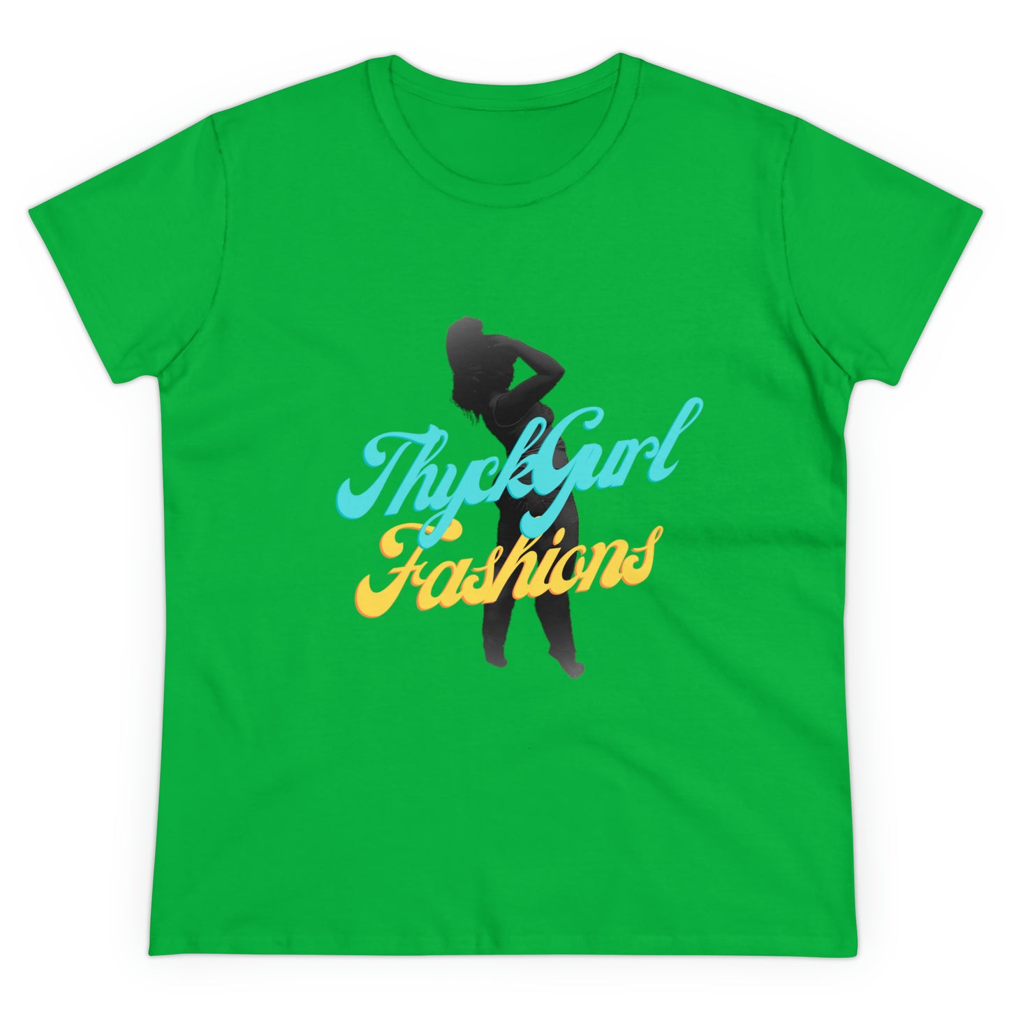 ThyckGurl Fashions Women's Midweight Cotton Tee