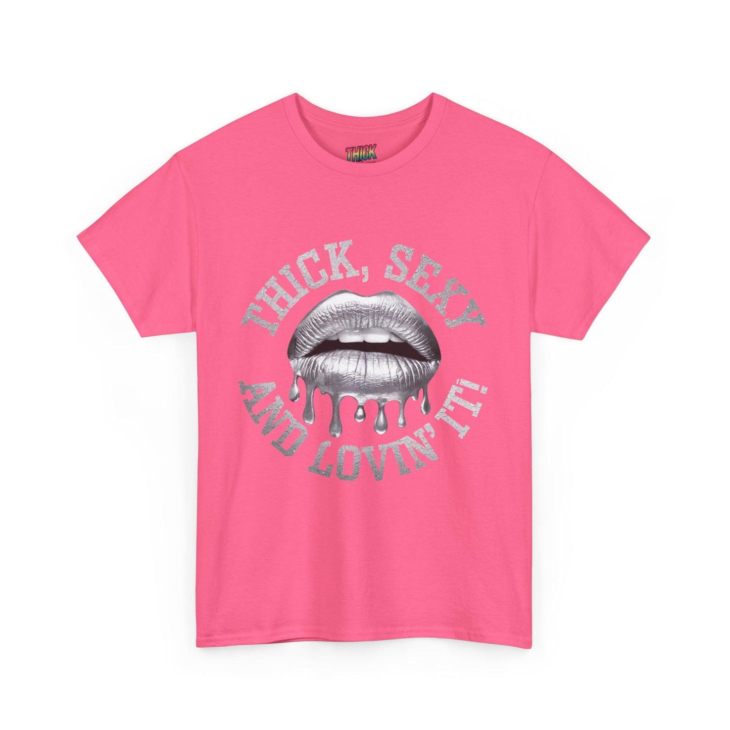 Body Positivity Unisex Tee 'Thick, Sexy and Lovin It' Cotton Shirt