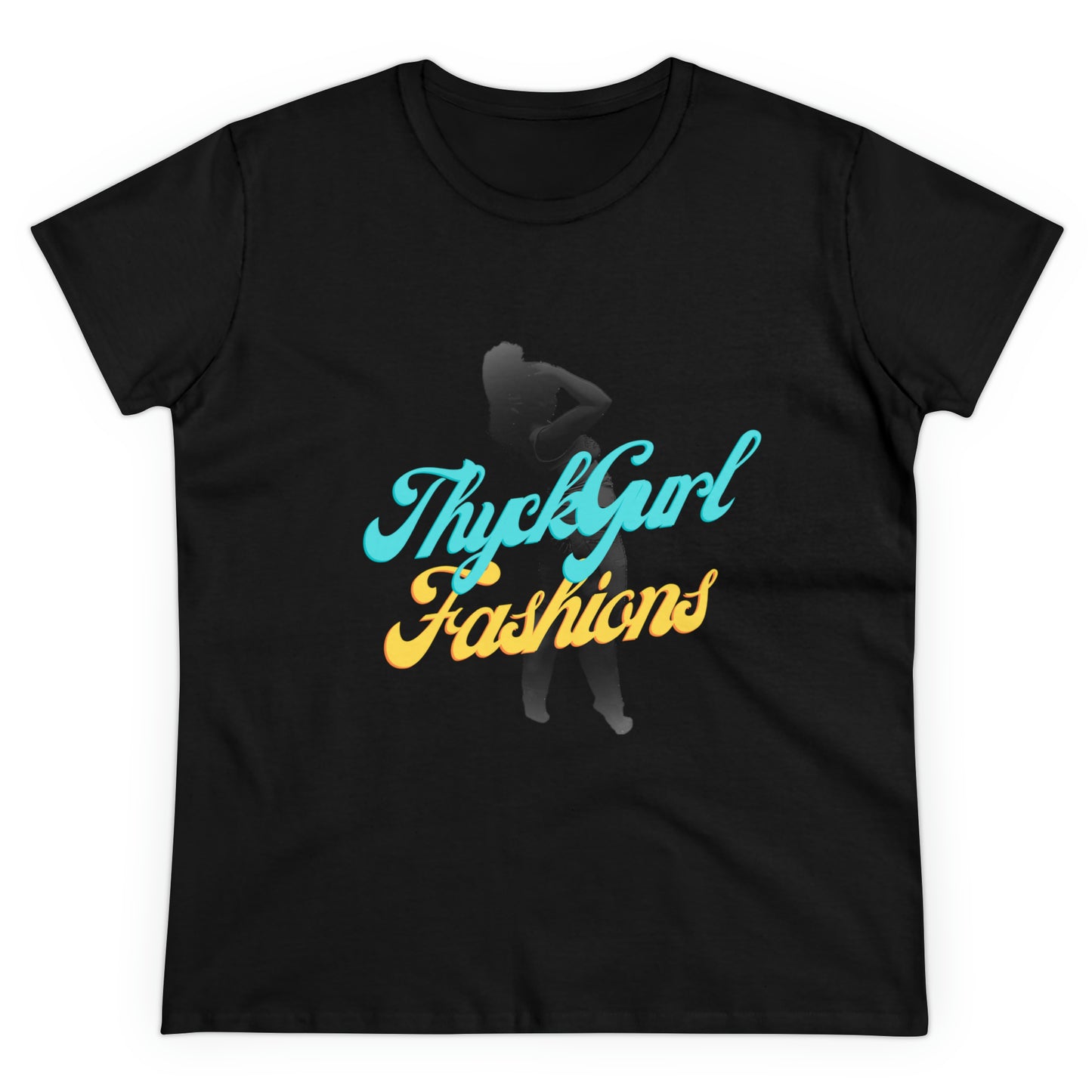 ThyckGurl Fashions Women's Midweight Cotton Tee